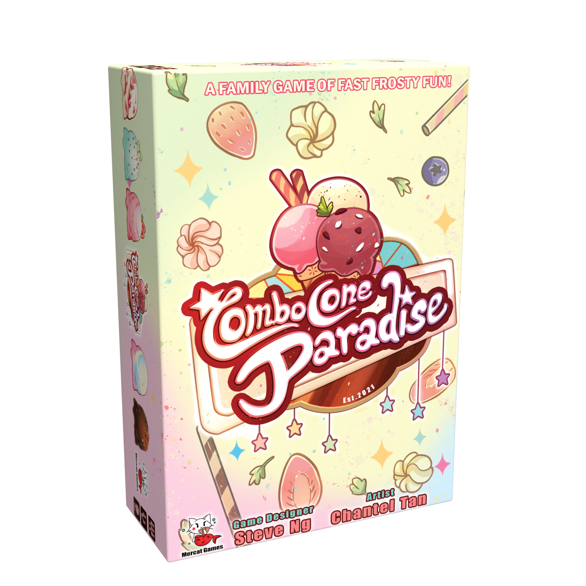 Combo Cone Paradise box transparent